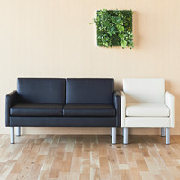 【アウトレット】アール・エフ・ヤマカワ コンパクトソファ 1人掛 アイボリー RFESF2-1WH-GZ 1脚　【終売品】