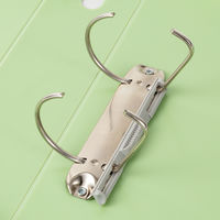 セキセイ　ロックリングファイル　D型2穴　A4タテ　背幅67mm　グリーン　F-552-30　10冊