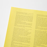 アスクル　カラーペーパー　特厚口　イエロー　A4　1冊（250枚入）  オリジナル