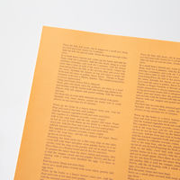 アスクル　カラーペーパー　特厚口　オレンジ　A4　1冊（250枚入）  オリジナル