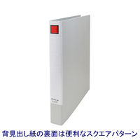 リングファイルBF　A4タテ　背幅37mm　10冊　キングジム　603BFクレ　グレー