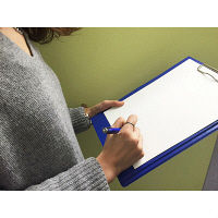 エセルテジャパン　クリップフォルダ　ブルー　56045　1箱（10冊入）