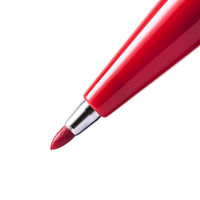 ぺんてる　耐水耐光性サインペン　赤　5本  オリジナル