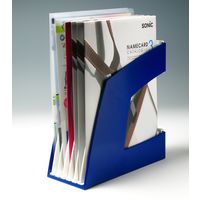 ソニック　ファイルボックス　タテ型　ブルー　FB-708-B