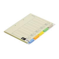 キングジム カラーインデックス B5タテ 5山 2穴 905　30組(10組入×3袋)