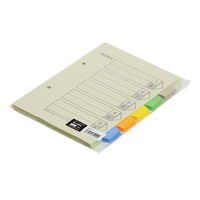 キングジム カラーインデックス A5タテ 5山 2穴 903　30組(10組入×3袋)