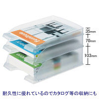 ライツ　レタートレー　スリム　クリア　A4　5237-10-03　1箱（6個入）