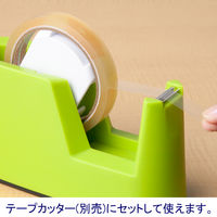 【復活特別価格】アスクル セロハンテープ 幅15mm×50m 1セット（400巻） オリジナル