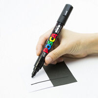 三菱鉛筆 ユニポスカ 中字 黒 PC5M.24 1セット（5本）uni（ユニ）