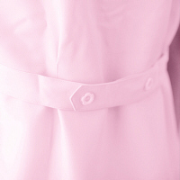 AITOZ（アイトス） 花形ボタンワンピース（ナースワンピース） 半袖 サックスブルー L 861336-007　白衣