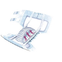 サルバ　大人用紙おむつ　安心Wフィットテープ止め　L　1パック　（24枚入）　白十字