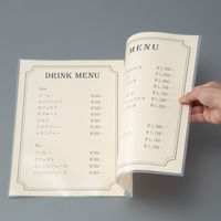 アスクル　メニューブック専用リフィル　A4　メニューファイル　5枚  オリジナル