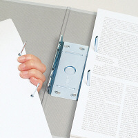 キングジム　キングファイルG（2穴）　B5タテ　とじ厚80mm　グレー　958N