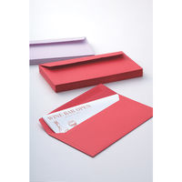 ポレン封筒　A4三つ折 ライラック　テープ付 20枚　クレールフォンテーヌ