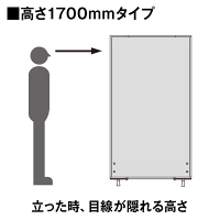 トーカイスクリーン　ＡＦパネル　高さ1700mm用　幅900mm　ホワイト　1枚　（取寄品）