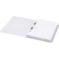 アスクル　フラットファイル　A4タテ　エコノミータイプ　3冊　グレー  オリジナル