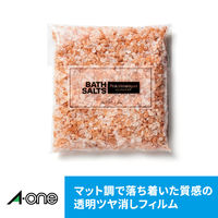 エーワン（A-one）ラベルシール パッケージラベル つや消しフィルム インクジェット シール A4 透明 27面  7シート  29442