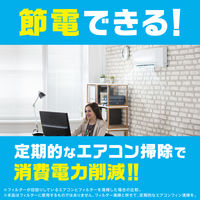 掃除 除菌 らくハピ エアコン洗浄スプレー Nextplus 無香性 420mL 消臭 防カビ 対策  1セット（2本入×3パック） アース製薬