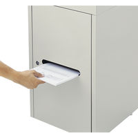 山崎産業 機密文書回収ボックス A4 YW-169L-ID 1台