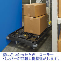 【台車】 金沢車輌 中型静音樹脂台車 NP-201GS L790×W505×H900mm 1台