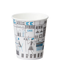 【アウトレット】紙コップ モノトーン 150ml（5オンス） 1セット（800個：80個入×10袋） オリジナル