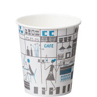 【アウトレット】紙コップ モノトーン 205ml（7オンス） 1セット（500個：50個入×10袋） オリジナル