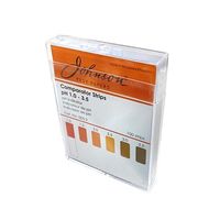 アズワン pH試験紙 PP(ポリプロピレン)スティックタイプ pH1.0~3.5 1箱(100枚入) 005.3 1箱(100枚)（直送品）