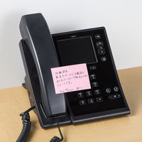 アスクル 付箋 ふせん 貼ってはがせるオフィスのノート 75×50mm ピンク 30冊(10冊×3パック)  オリジナル