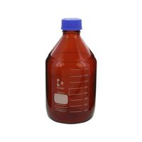 柴田科学 ねじ口瓶丸型茶褐色(デュラン(R)・017210) 2000mL GLー45 1-1961-07 1本（直送品）