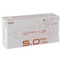 プラス　修正テープ　ホワイパースライド　本体　幅5mm×10m　オレンジ　10個　43215