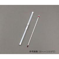 佐藤計量器製作所 赤液棒状温度計 ー20~50°C 0230-00 1本(1個) 1-610-11（直送品）