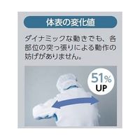 東洋リントフリー クリーンルーム用ツナギ服 ホワイト×グリーン L FC131A-13 1着 1-6358-03（直送品）