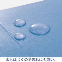 アスクル 背幅伸縮ファイルPPラミネートタイプ A4E ブルー 89995 1袋（10冊入）  オリジナル