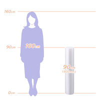 プチプチ（R） エアークッション d37 幅900mm×10m巻 コアレス 紙管なし 1巻 川上産業