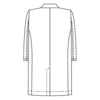 タップ メンズ診察衣S型(ハーフ丈) AKL200-11-3L 1枚　白衣　ドクターコート