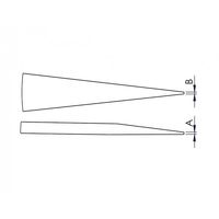 ワイ・エム・ティ 汎用型ピンセット 125mm 456 1本 1-8188-01（直送品）