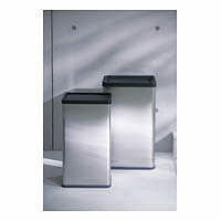 テラモト ステンレスゴミ箱 23L シルバー 1台