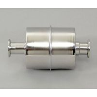 アルバック機工 オイルミストトラップ ケミカルタイプ・インライン型(接続口NWー25) OMC-200 1個 1-896-08（直送品）