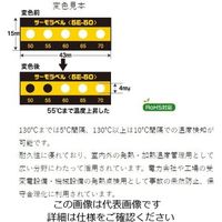 日油技研工業 サーモラベル(R)5Eシリーズ(不可逆/5点式) 20枚入 5E-210 1箱(20枚) 1-899-06（直送品）