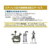 ユニコントロールズ ステンレス加圧容器(TBシリーズ) 1L TB1N 1式 1-9524-01（直送品）
