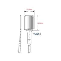 アズワン ウェハー用真空ピンセットチップ 200mm用 PEEK VMWT-C 1個 1-9702-04（直送品）