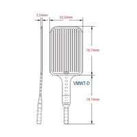アズワン ウェハー用真空ピンセットチップ 200mm用 PEEK VMWT-D 1個 1-9702-05（直送品）