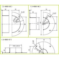 アズワン フランジ付ジョイント100 3-4065-05 1個（直送品）