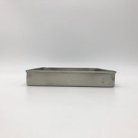 松本製器 ステン蓋付バット (300×240×41mm) No.4 1個 5-173-11（直送品）