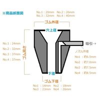 アズワン ジャストフィッター(φ14~40mm口径対応) 4サイズセット 6-126-01 1セット(4個)（直送品）