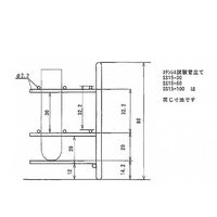 三和化研工業 ステンレス製試験管立 φ15mm 3×10配列 SS15-30 1個 6-302-04