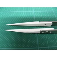 アズワン セラミックチップピンセット 73MZ 1本 6-7909-13（直送品）
