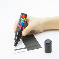 三菱鉛筆 ユニポスカ 太字角芯 PC-8K 黒 PC8K.24 1セット（5本） uni（ユニ）