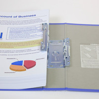 キングジム キングファイル スーパードッチ 1474アオ 1箱(10冊入)