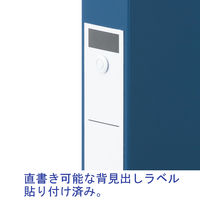 リヒトラブ アスクル 共同企画 ユーロスタイル 丸型ツイストリングファイル A4タテ 背幅27mm 30冊 クリアブラック オリジナル